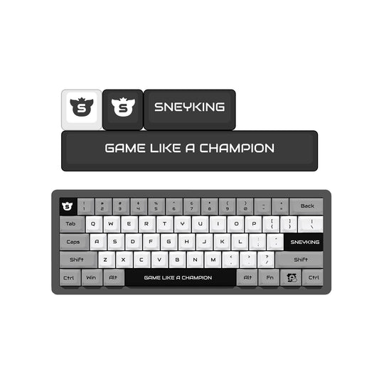 SG "GAME LIKE A CHAMPION" Accent Keycaps Set